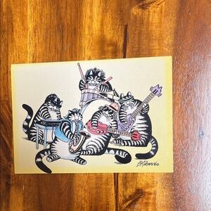 Kliban Cat 1989 Frameable Hallmark Card